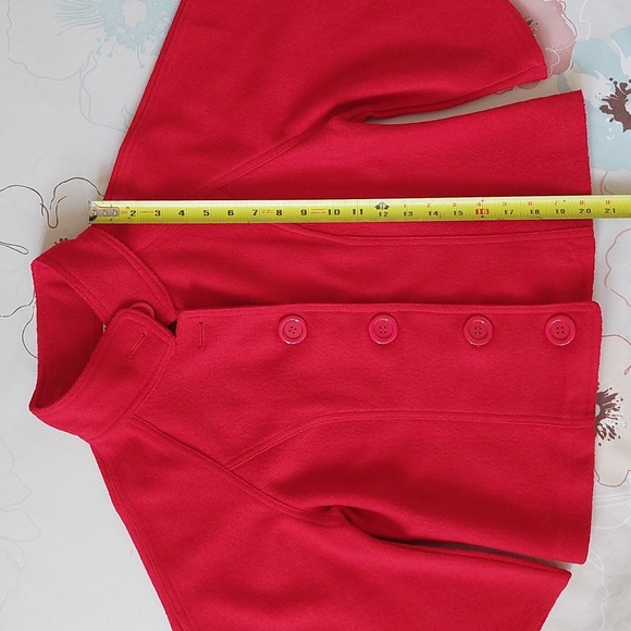 Chloe red bell sleeve copped jacket - Picture 13 of 14